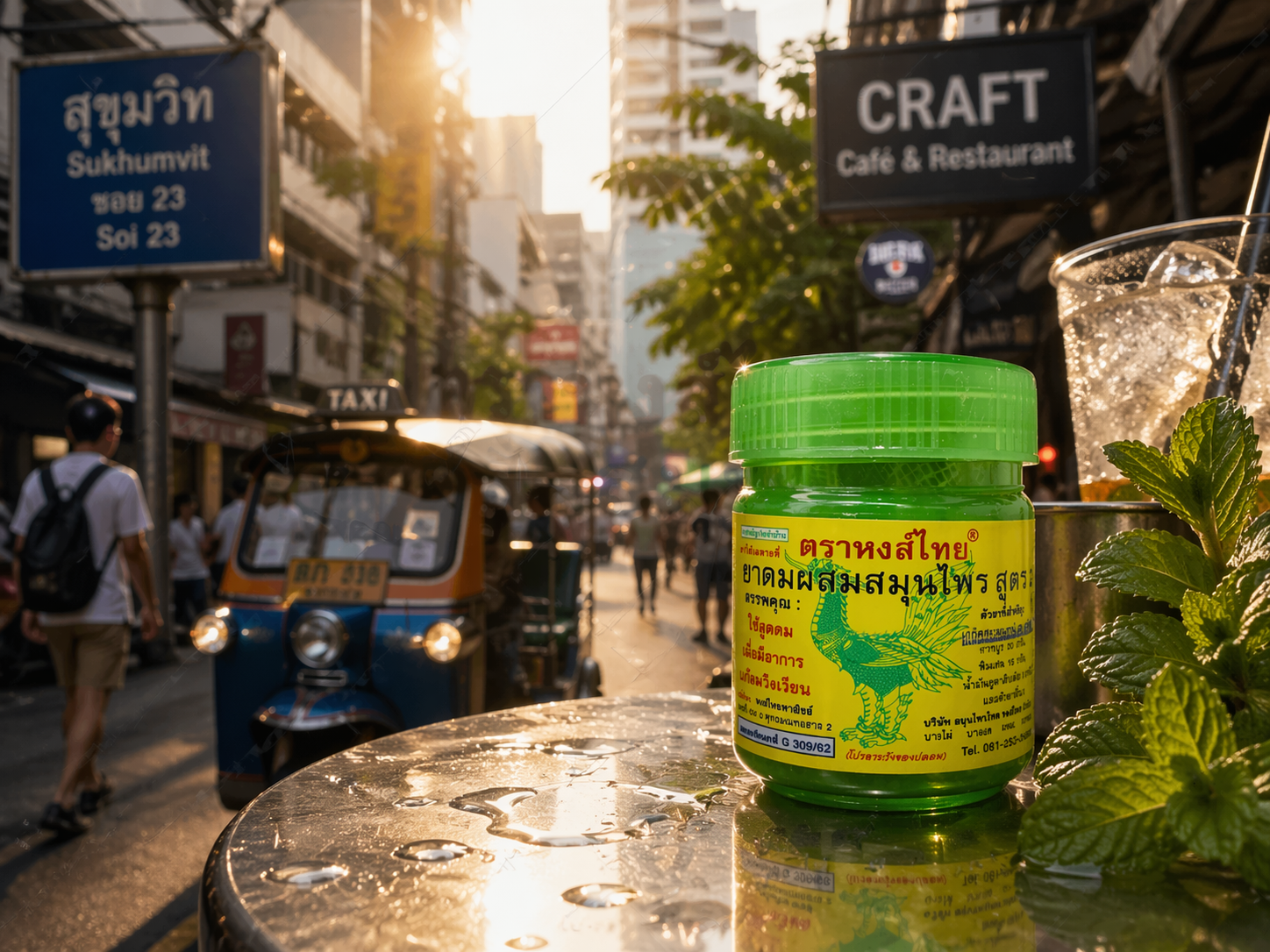 Hong Thai Herbal Balm – Classic Green